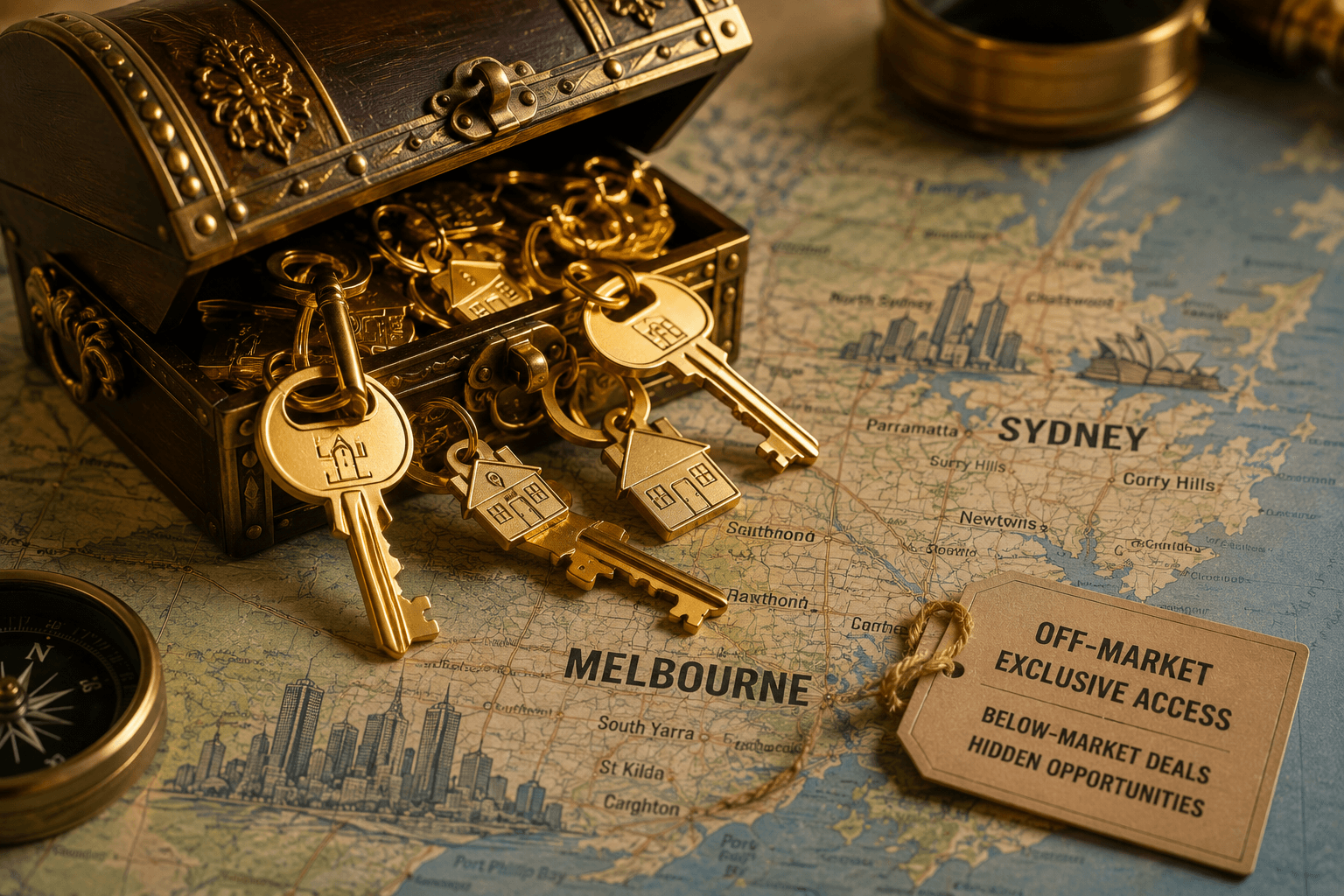 Can off-market access genuinely deliver below-market deals for investors in Sydney and Melbourne