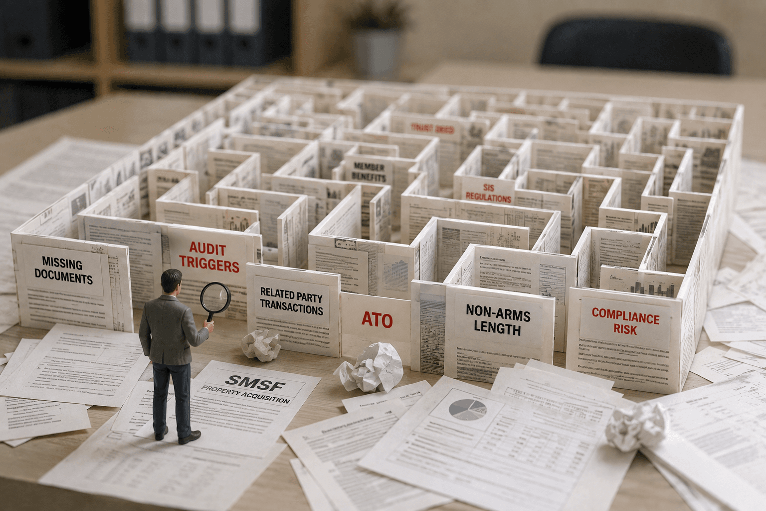 Why is my SMSF property acquisition hitting compliance roadblocks despite using an agent
