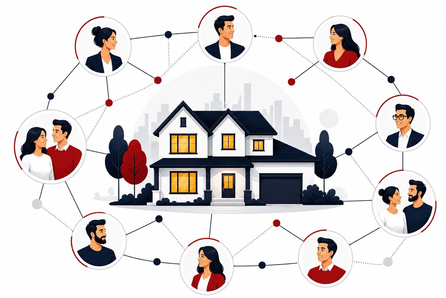 Strong relationships illustration