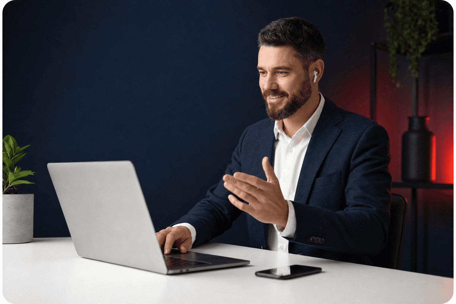 Professional reviewing SMSF property investment strategy at desk